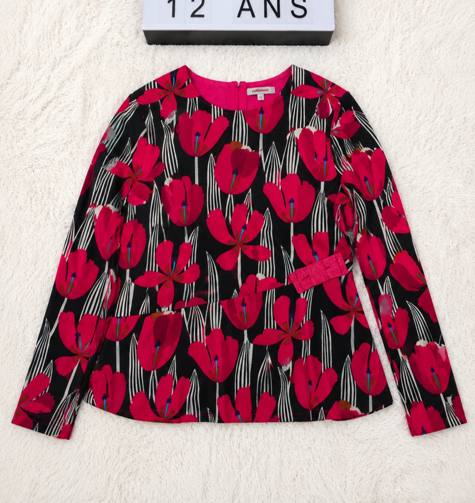 Catimini floral print blouse 12 years old 👒 – photo 2